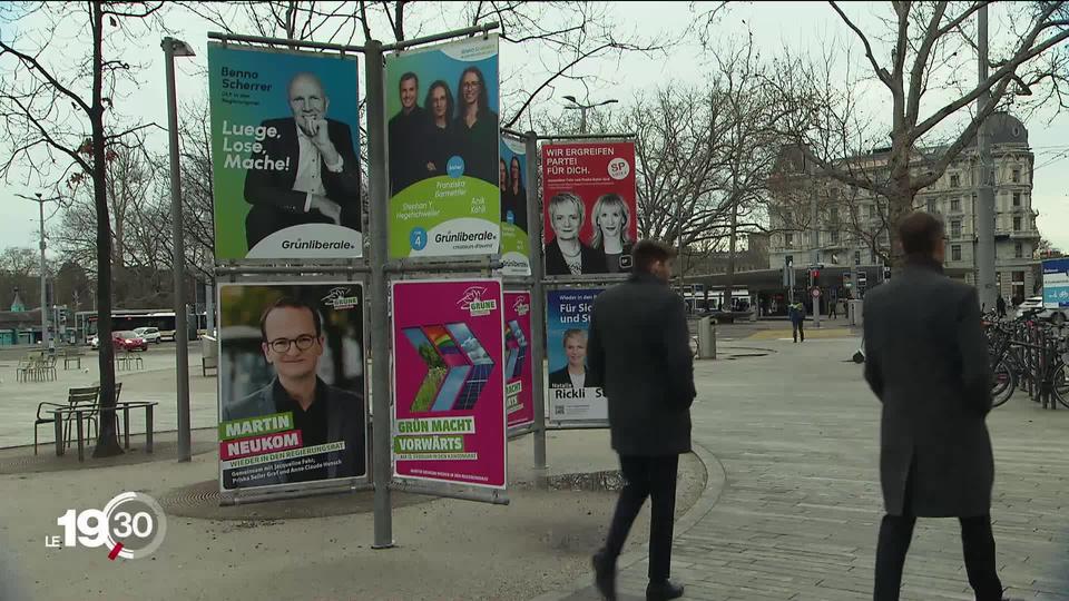 Élections cantonales ce week-end à Zurich: un test grandeur nature avant les élections fédérales de cet automne