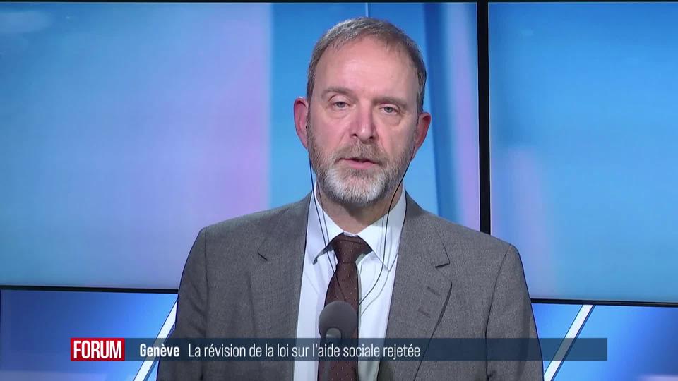 Révision de la loi sur l'aide sociale rejetée à Genève: interview de Thierry Apothéloz