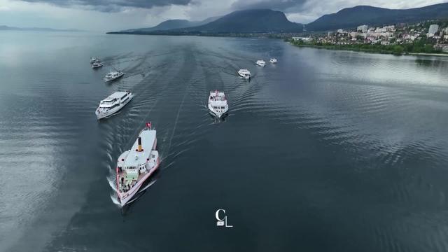 La compagnie de navigation sur les lacs de Neuchâtel et Morat a récemment remis à l'eau un bateau remis au goût du jour.