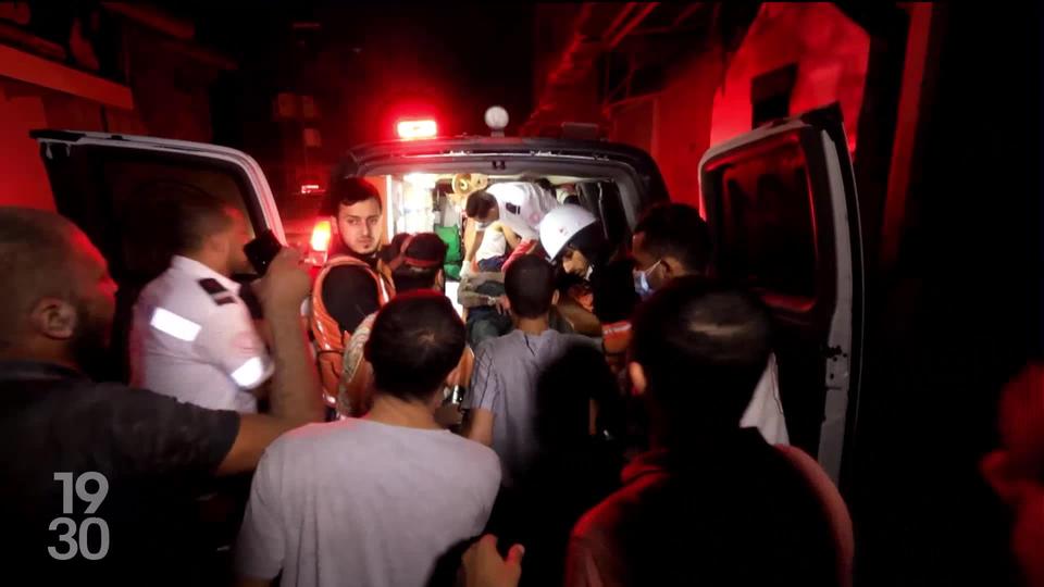 Dans la bande de Gaza les secouristes sont en première ligne. Reportage auprès du Croissant Rouge palestinien.