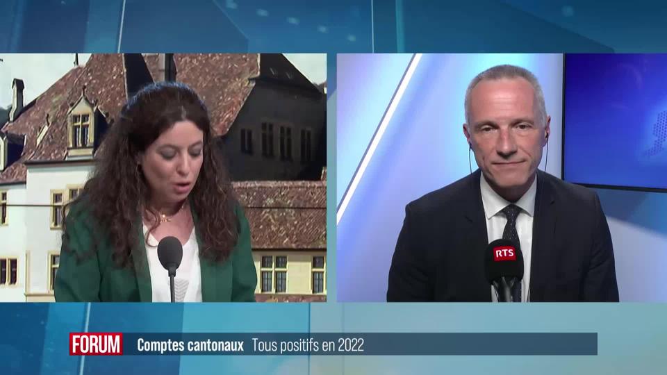 Laurent Kurth s’exprime sur l’année exceptionnellement positive pour les comptes cantonaux