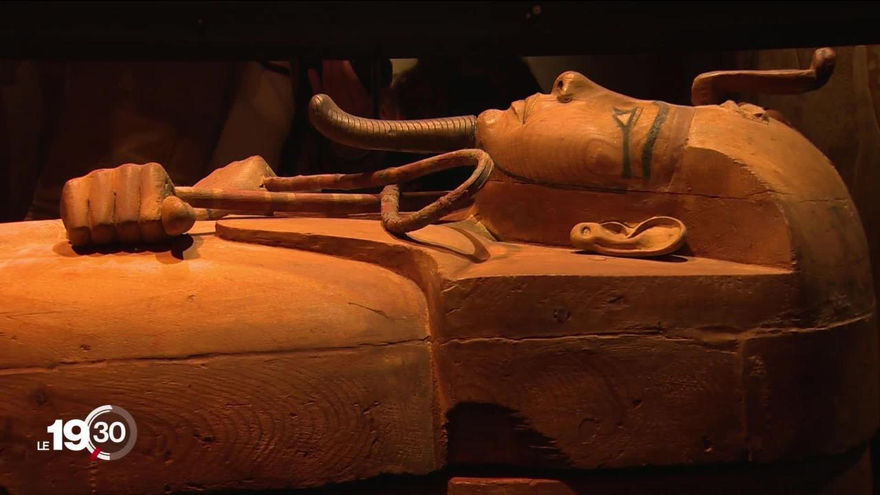 L'exposition "Ramsès et l’or des Pharaons" s'ouvre à Paris avec une pièce maîtresse, le cercueil du pharaon