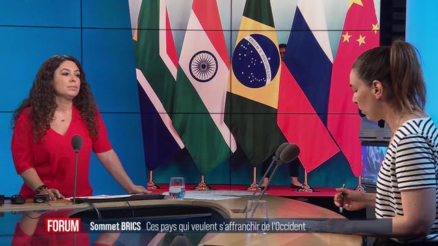 Sommet des Brics: ces pays qui veulent s’affranchir de l’influence occidentale (vidéo)