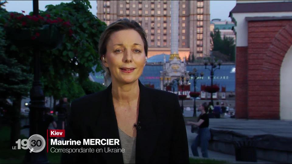 Maurine Mercier, correspondante de la RTS en Ukraine, revient sur les attaques de missiles russes qui ont visé Kiev jeudi