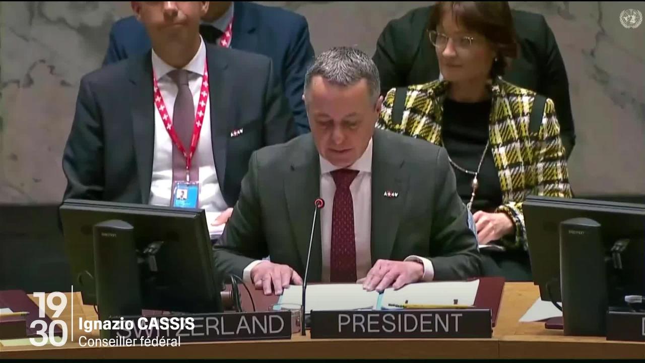 Voilà 1 an que la Suisse a rejoint le conseil de sécurité de l'ONU, l'heure de dresser un premier bilan