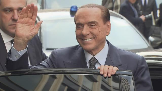 Portrait de l'ancien chef de gouvernement italien, Silvio Berlusconi
