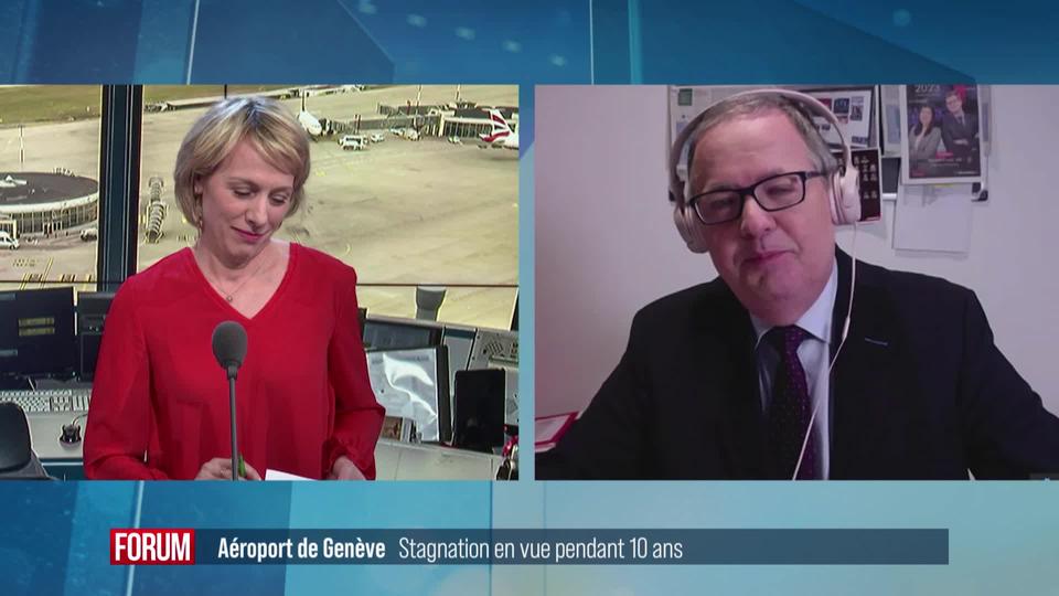 La croissance de l’Aéroport de Genève pourrait stagner pendant 10 ans: interview d’André Schneider