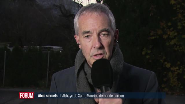 L'Abbaye de St-Maurice demande pardon aux victimes d’abus sexuels: interview d’Antoine Salina