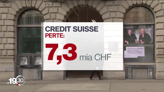 Credit Suisse annonce une perte de 7,3 milliards en 2022. Un des pires résultats de l’histoire de la banque.