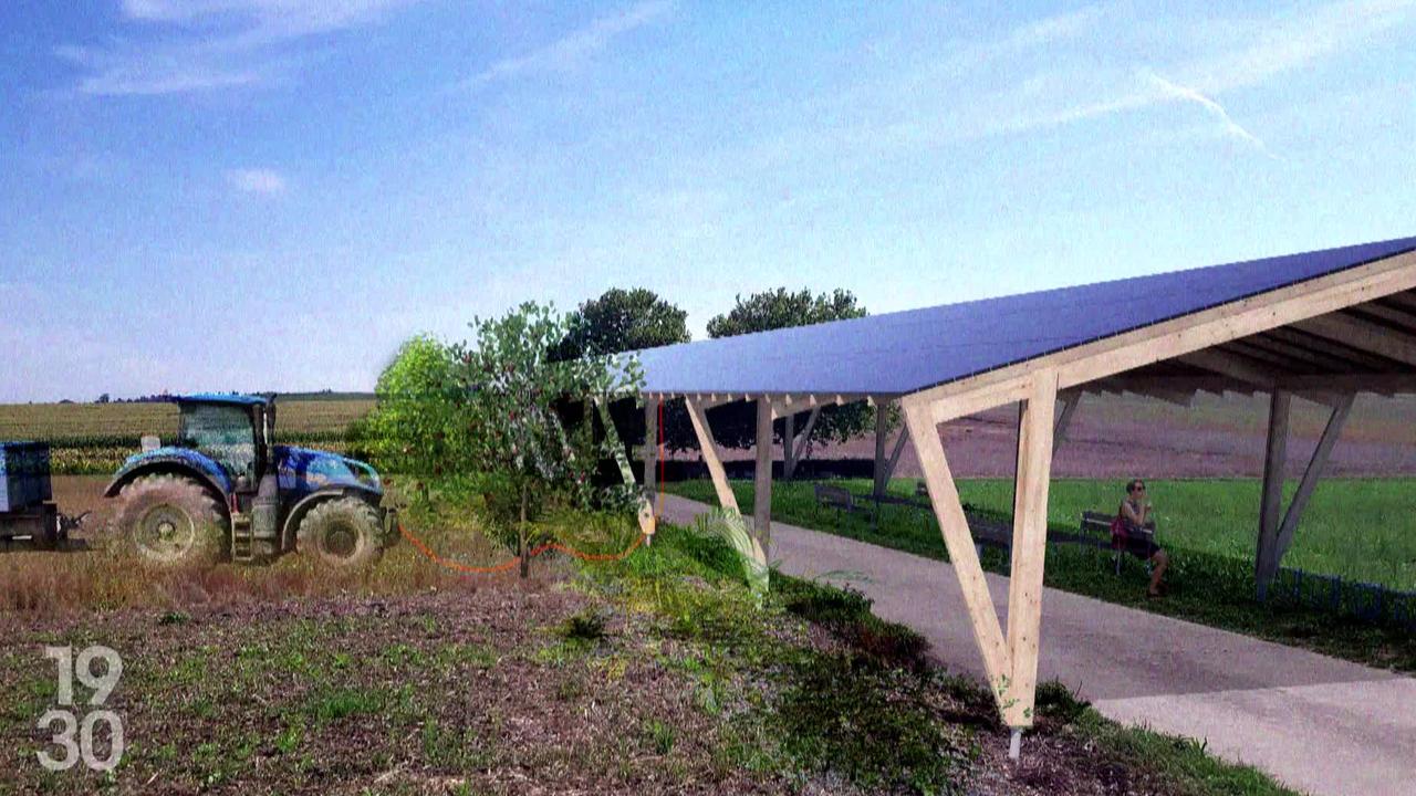 Une nouvelle initiative propose de couvrir une partie des chemins et routes agricoles de panneaux solaires