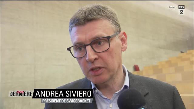 Basketball: Andrea Siviero, le nouveau président de Swissbasket à l'interview
