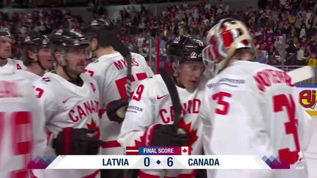Riga (LET), Lettonie - Canada, Gr .A (0-6): les Canadiens dominent pour leur entrée en lice