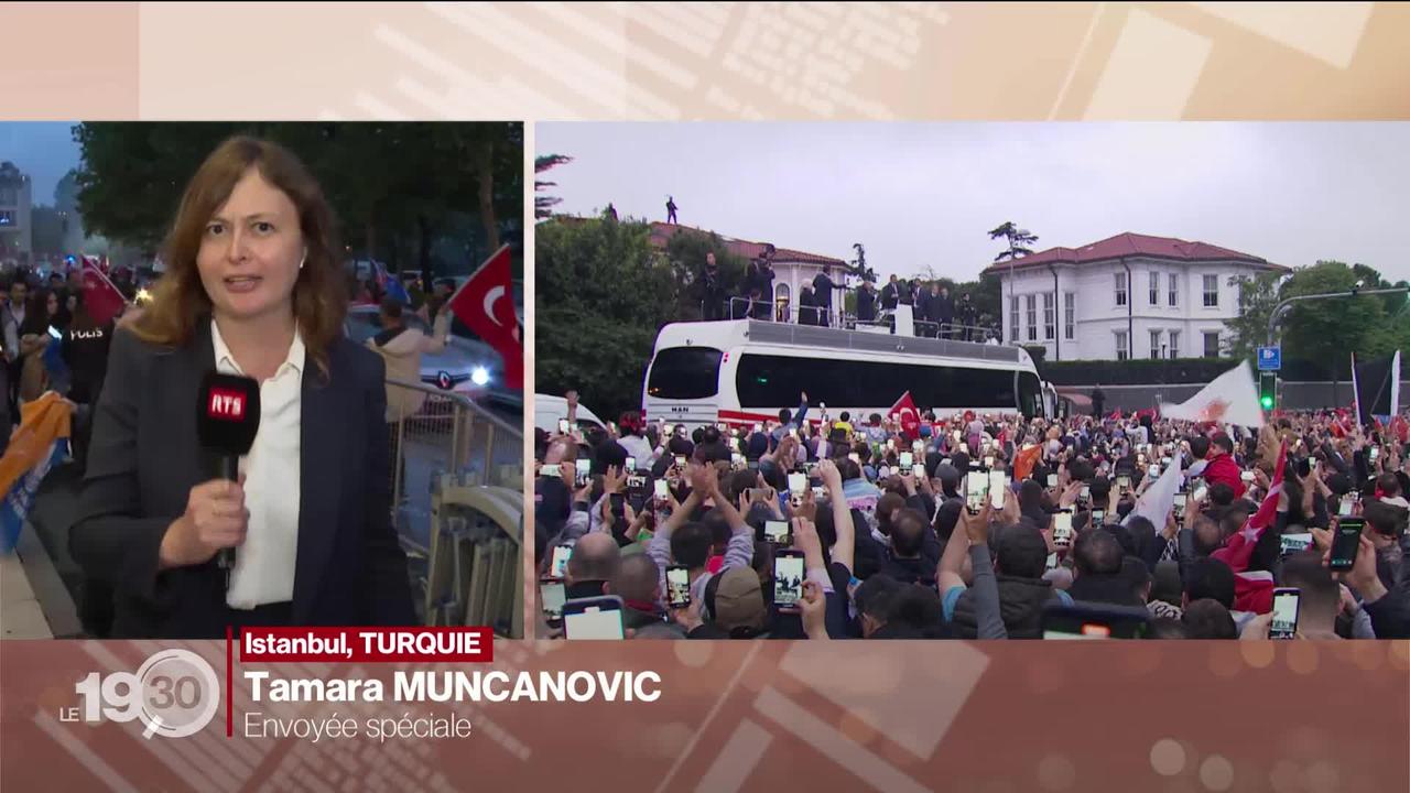 Election présidentielle en Turquie, Erdogan semble obtenir un troisième mandat, les explications de Tamara Muncanovic.