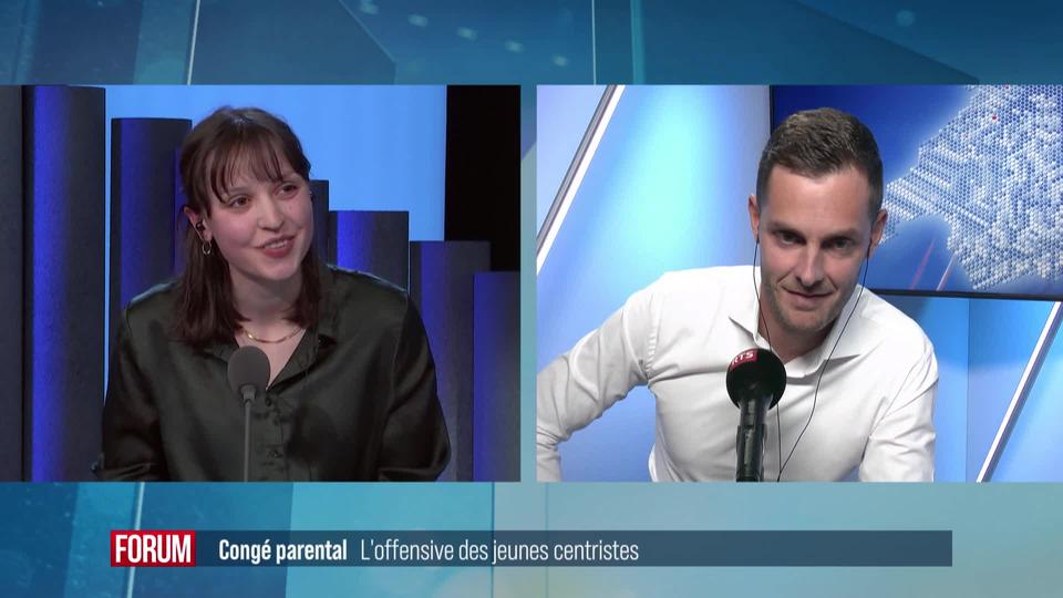 Les jeunes du Centre proposent 20 semaines de congé parental: débat entre Pauline Blanc et Nicolas Bonvin