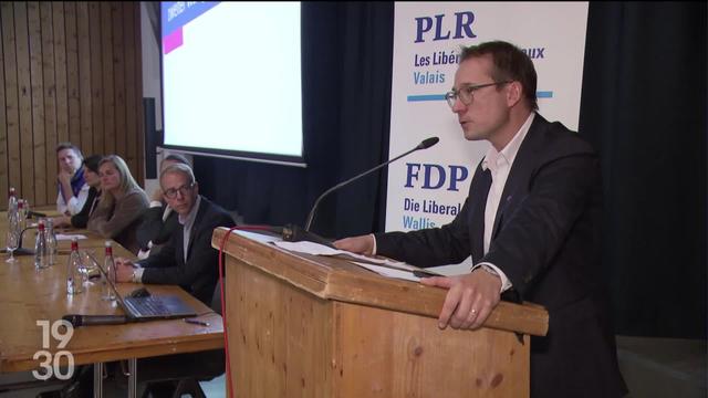 En Valais, le PLR Philippe Nantermod maintient sa candidature au Conseil des États malgré son débours sur le duo du Centre