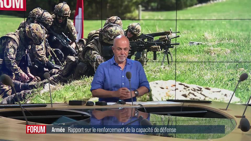 Le chef de l’armée suisse présente rapport sur le renforcement de la capacité de défense