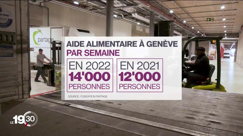 L’augmentation de la précarité met sous pression la chaîne associative, débordée par les demandes d’aide alimentaire. Reportage à Genève