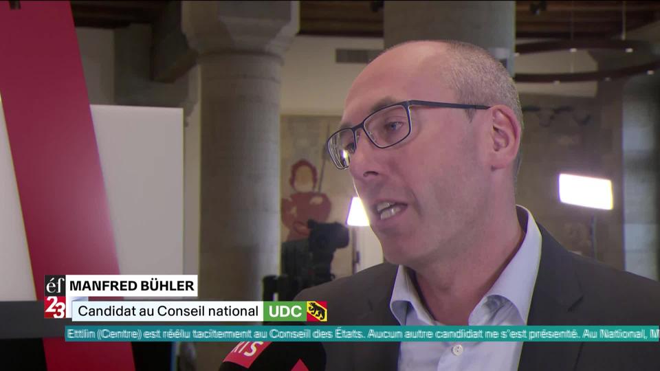 "J'espère pouvoir rééditer mon élection 2015 cette année" déclare Manfred Bühler, seul représentant de la Berne francophone