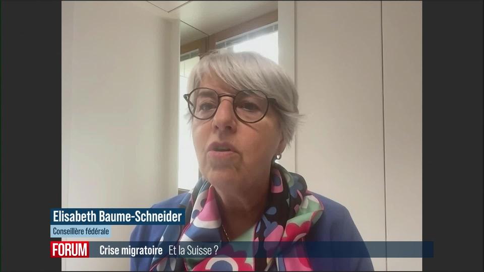 La réforme de la politique migratoire européenne et la Suisse: interview d’Elisabeth Baume-Schneider (vidéo)