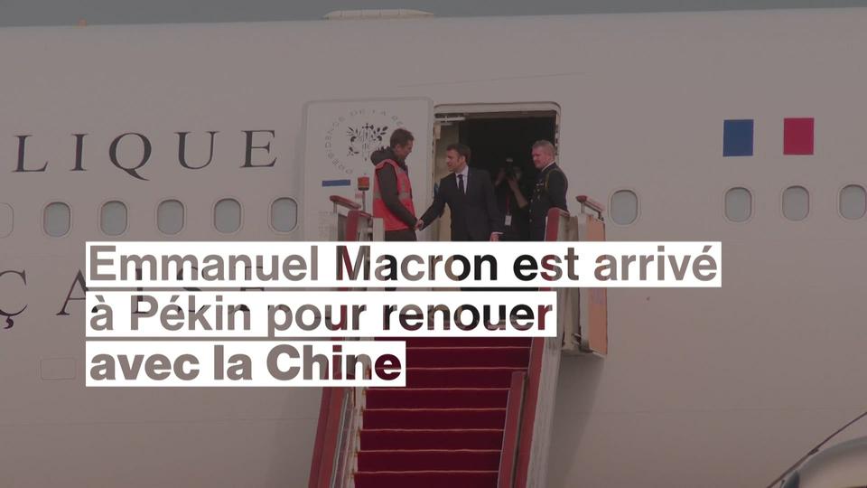 Emmanuel Macron en Chine