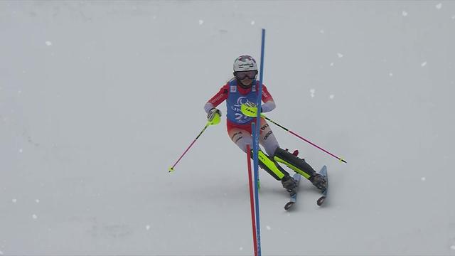Spindleruv Mlyn (CZE), slalom dames II, 2e manche: Aline Danioth (SUI)