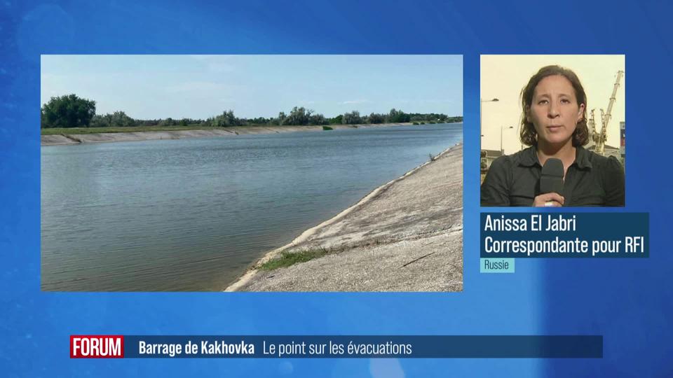 Point sur les évacuations suite à la destruction du barrage de Kakhovka: interview d’Anissa El Jabri