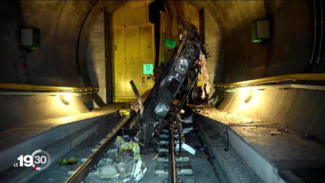 Les conséquences du déraillement d’un train de marchandises dans le tunnel du Gothard sont bien plus graves qu’escomptées
