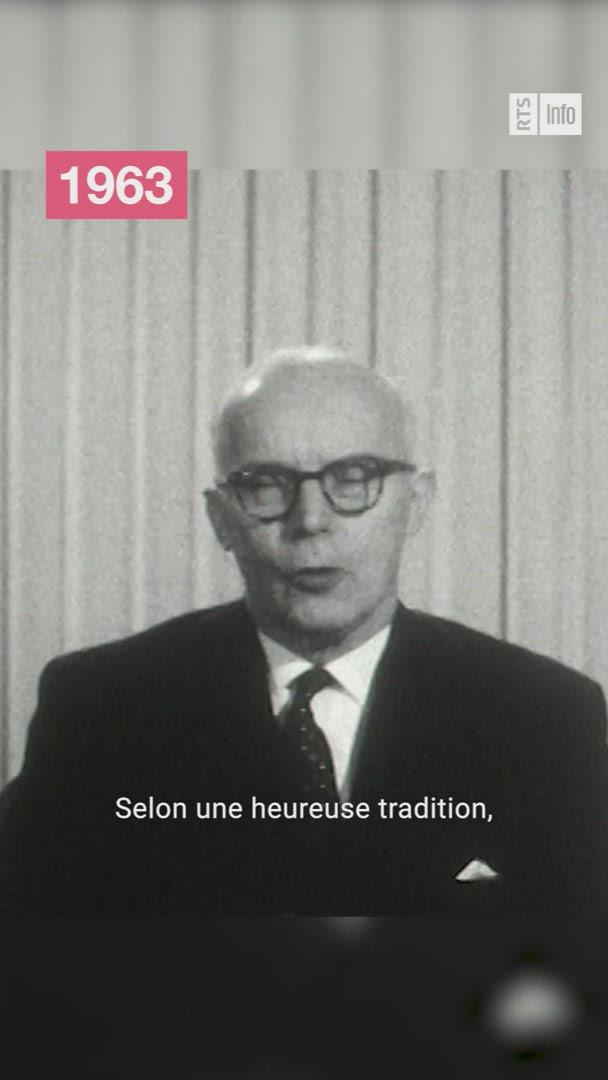 Retour sur les allocutions de Nouvel An du Conseil fédéral depuis les années 1950