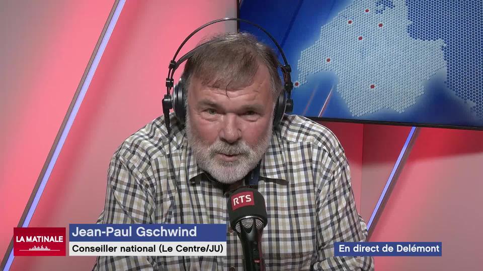 L'invité de La Matinale (vidéo) - Jean-Paul Gschwind, conseiller national (Le Centre-JU)