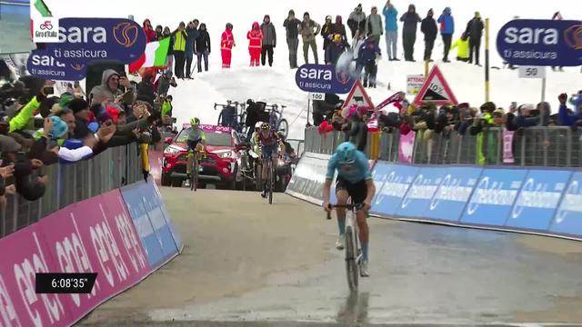 Etape 7, Capua - Gran Sasso: Davide Bais (ITA) remporte l'étape après 200km d'échappée