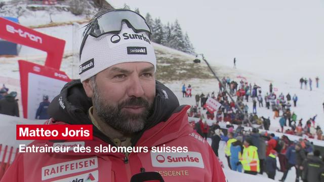 Ski alpin: "Daniel Yule était dans le dur après Wengen. On lui a dit de rester calme" (Matteo Joris)