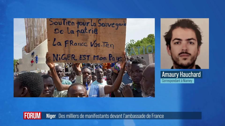 Au Niger, des milliers de personnes ont manifesté dans la capitale pour demander le départ de la France