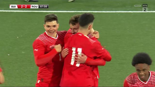 U21, Suisse - Roumanie (2-2): les jeunes Suisses sauvent leur première place du groupe en égalisant au bout du temps réglementaire