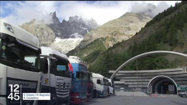 La France et l'Italie ont reporté la fermeture, prévue lundi, du tunnel du Mont-Blanc après un éboulement en Savoie