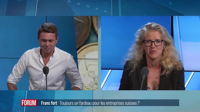 Les entreprises suisses forcées de s’adapter à un franc fort qui persiste: interview de Stéphanie Rheinboldt