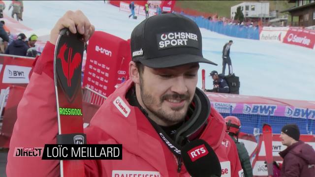 Adelboden (SUI), slalom messieurs, 2e manche: l'interview de Loic Meillard (SUI) après sa 4e place