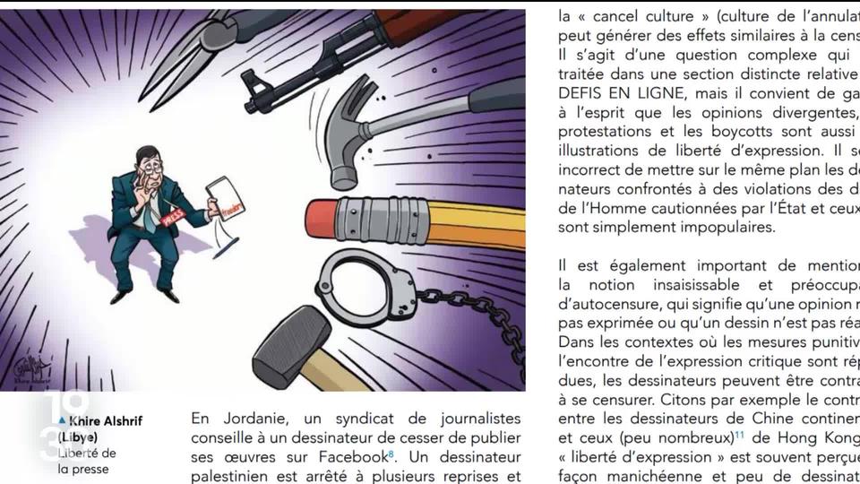 L’association "Dessins pour la paix" dénonce une situation toujours plus difficile pour les dessinateurs de presse