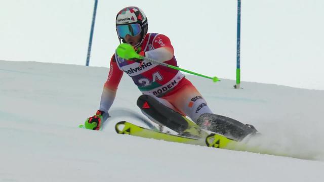 Adelboden (SUI), slalom messieurs, 2e manche: Luca Aerni (SUI)