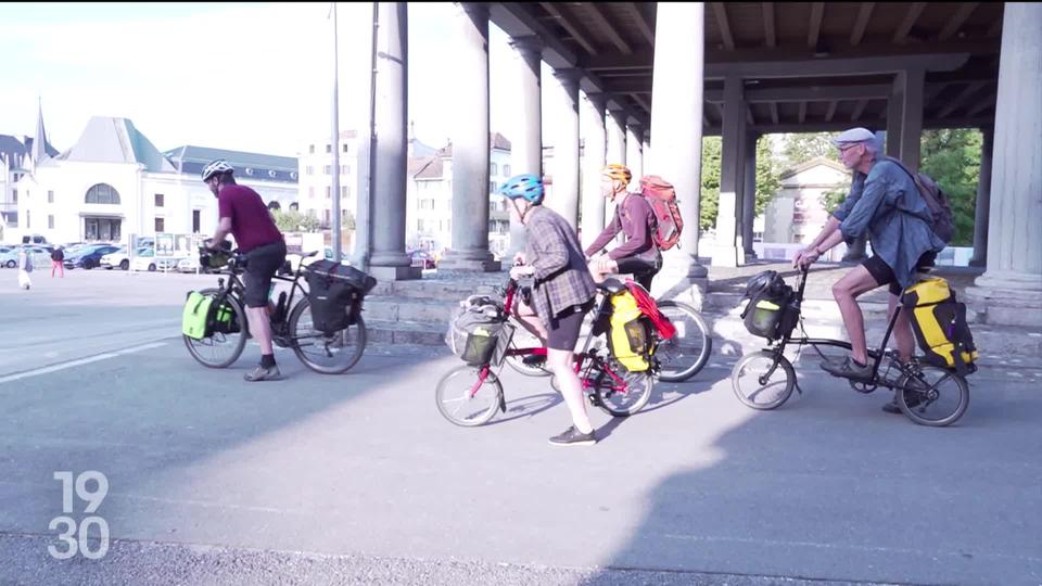 Des dizaines de cyclistes de toute la Suisse se sont rendus à Berne pour manifester sur leur deux-roues