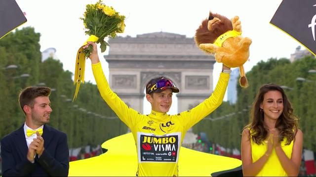 Tour de France: la cérémonie finale sur les Champs-Elysées