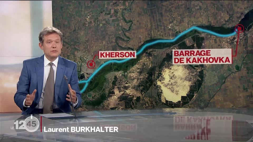 Destruction partielle du barrage de Kakhovka: l'analyse de Laurent Burkhalter