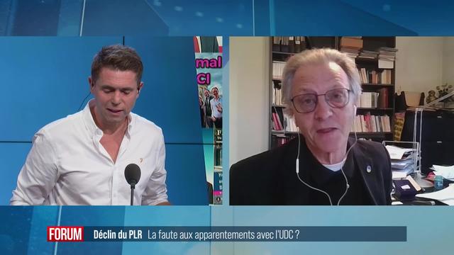 Le déclin du PLR serait-il la faute aux apparentements avec l'UDC? Interview de Claude Ruey