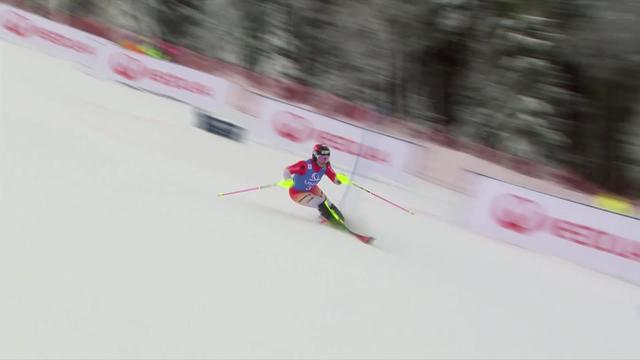 Spindleruv Mlyn (CZE), slalom dames II, 1re manche: bonne performance de Mélanie Meillard en 1re manche