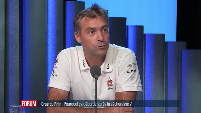 Pourquoi le Rhin déborde-t-il après la sécheresse? Interview de Frédéric Jordan