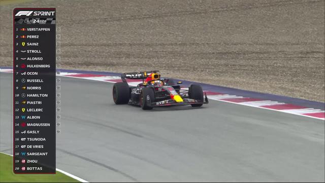 GP d'Autriche (#10), sprint: Verstappen (NED) seul au monde sur le circuit de Spielberg