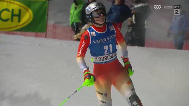 Courchevel (FRA), slalom dames, 1re manche: Camille Rast (SUI) éliminée