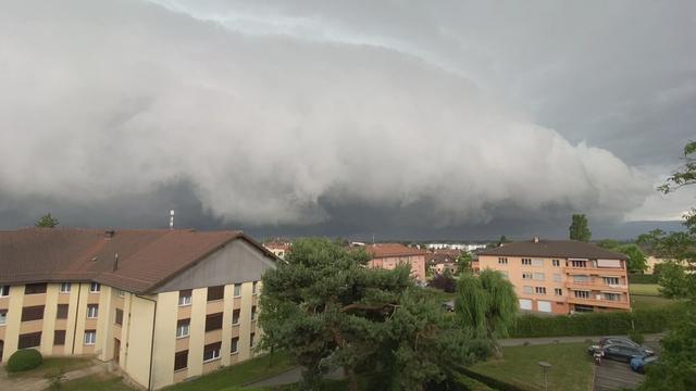 L'arrivée de l'orage sur le canton de Vaud