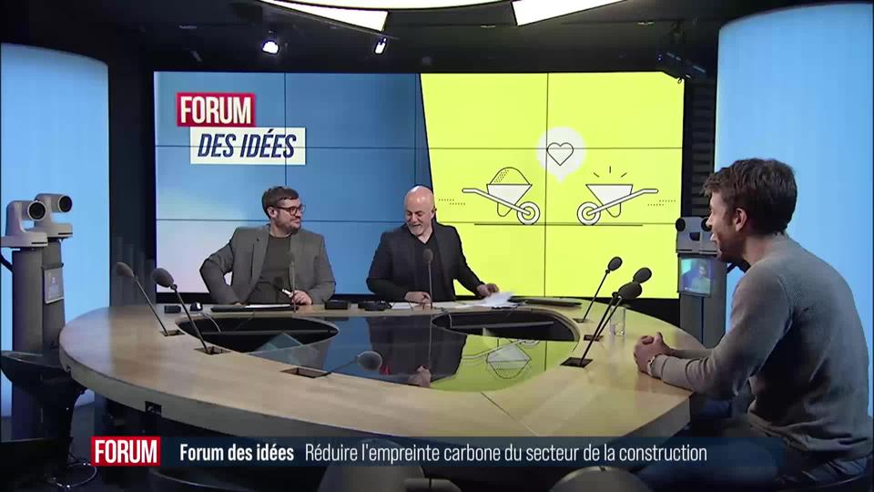 Forum des idées - Réduire l'empreinte carbone dans la construction