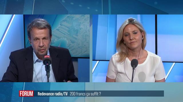 Grant débat (vidéo) - Une redevance radiotélévision à 200 francs suisses ?