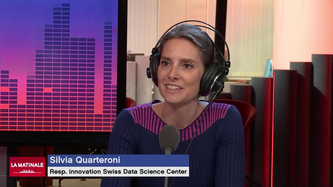 L'invitée de La Matinale – Silvia Quarteroni, responsable de l'innovation au Swiss Data Science Center
